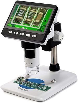 43 inch LCD Digital USB Microscope 1080P 50X1000X Magnification Zoom Handheld Endoscope Inspection Camera Video Recorder8 LED Adjustable LightRechargeable Lithium Battery