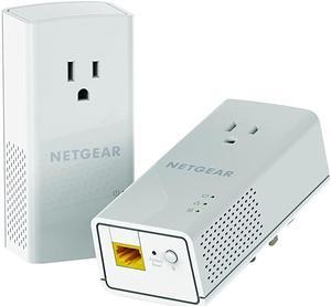 PowerLINE 1200 Mbps 1 Gigabit Port with PassThrough Extra Outlet PLP1200100PASPale Gray