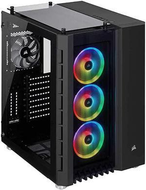 Crystal Series 680X RGB High Airflow Tempered Glass ATX Smart Case Black