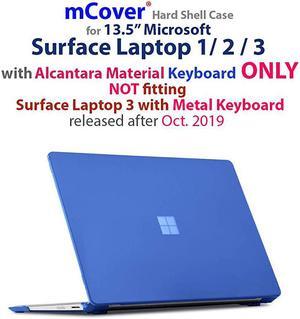 iPearl  Hard Shell Case for 13.5-inch Microsoft Surface Laptop (3/2 / 1) Computer (NOT Compatible with Surface Book and Tablet) (Blue)