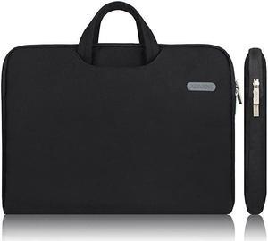 15 15.6 Inch Water-resistant Laptop Sleeve Bag with Handle Black