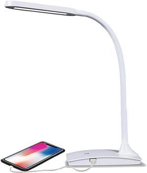 IVY40WT The IVY LED Desk Lamp with USB Port 3Way Touch Switch White