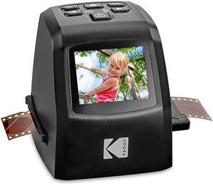 Mini Digital Film Slide Scanner Converts 35mm 126 110 Super 8 8mm Film Negatives Slides to 22 Megapixel JPEG Images Includes 24 LCD Screen Easy Load Film Adapters