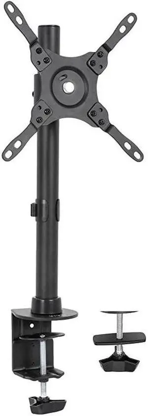 Black Ultra Wide Screen TV and Monitor Desk Mount Adjustable Height and Tilt Stand for Screens up to 42 inches STANDV101C