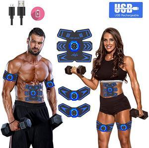 Stimulator Ab Stimulator Recharge Muscle Toner Trainer Ultimate Stimulator for Men Women Abdominal Work Out Ads Power Fitness Muscle Training Gear Workout Equipment Portable