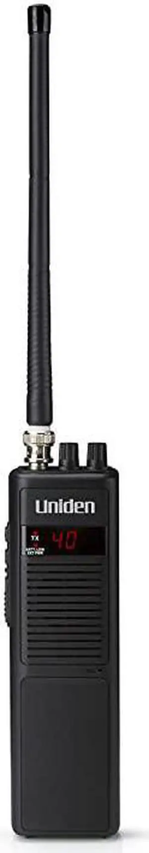 PRO401HH Professional Series 40 Channel Handheld CB Radio 4 Watts Power with HiLow Power Switch Auto noise cancellation Belt Clip And Strap Included 275in x 433in x 866in