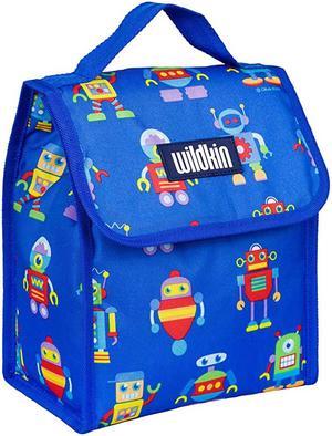 Kids Insulated Lunch Bag for Boys and Girls Lunch Bags is Ideal Size for Packing Hot or Cold Snacks for School and Travel Moms Choice Award Winner BPAFree Olive Kids Robots