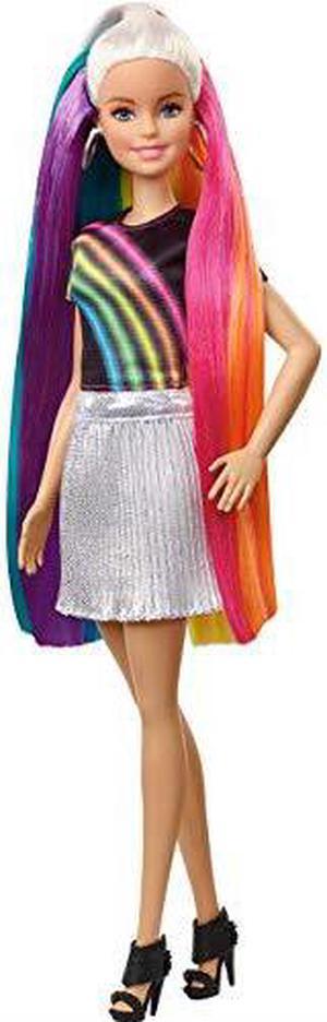 Rainbow Sparkle Hair Doll