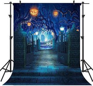 6X9FT Halloween Theme Seamless Pictorial Cloth Customized Photography Backdrop Background Studio Prop TP263A