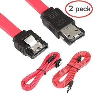 2 Pack ESATA TO SATA Cable ale to male MM Shielded Extender Extension HDD 6Gbps