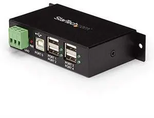com 4Port Industrial USB 20 Hub with ESD Protection Mountable Multiport Hub ST4200USBM