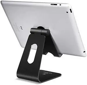 Tablet Stand MultiAngle  Tablet Holder Desktop Adjustable Dock Cradle Compatible with Tablets Such As iPad Air Mini Pro Phone XS Max XR X 6 7 8 Plus More Tablets 413 Inch Black