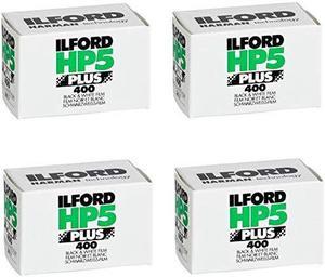 1574577 HP5 Plus Black and White Print Film 35 mm ISO 400 36 Exposures Pack of 4