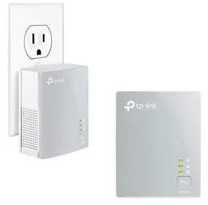 AV600 Powerline Ethernet Adapter PlugPlay Power Saving Nano Powerline AdapterTLPA4010 KIT