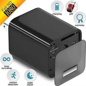 Spy Camera Charger Hidden Camera Mini Spy Camera 1080p USB Charger Camera Hidden Spy Camera Hidden Nanny Cam Hidden Spy Cam Hidden Cam Surveillance Camera Full HD with Out WiFi