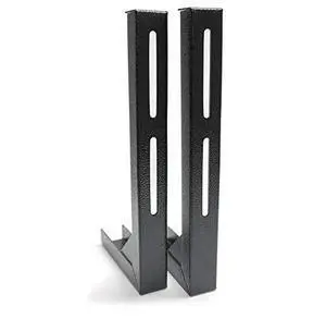 12 Black Universal Projector Screen LBrackets Reinforced Single Metal Welded Construction Easy Adjustable Extension for Perfect Screen Placement Wall or Ceiling Mount Includes Hooks and Hardware Mode
