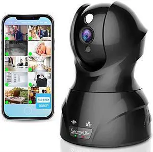 Indoor Wireless IP Camera HD 1080p Network Security Surveillance Home Monitoring w Motion Detection Night Vision PTZ 2 Way Audio iPhone Android Mobile PC WiFi IPCAMHD82