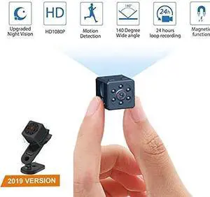 Mini Spy Hidden Camera Wireless Portable Small HD Nanny Cam with HD 1080P Night Vision Video Record and Motion Activated  Security Hidden Spy Camera Perfect for HomeOfficeOutdoor Use