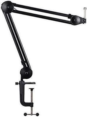 Microphone Boom Arm Stand Heavy Duty Adjustable Suspension Scissor Spring Builtin Mic Stand For Blue Yeti Snowball Microphone Blue Yeti Nano