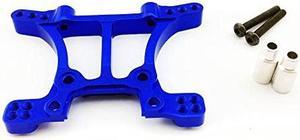 Alloy Front Shock Tower Blue fits the Traxxas 110 Slash 4X4 and Other Traxxas Models Replaces Traxxas Part 6839