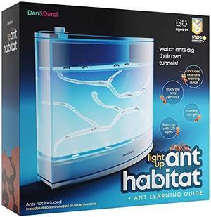 Ant Habitat for Kids LED Ant Farm for Live Ants not included Watch Ants Dig Their Own Ant House Tunnels Ants Colony with Nutrient Rich Gel Science Kit Gift for Boys Girls