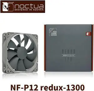 Noctua NF-P12 redux-1300 RPM 3PIN 120mm 12cm  CPU or radiator cooling fans  Computer Case  CPU heat sink Cooler  low noise Fan