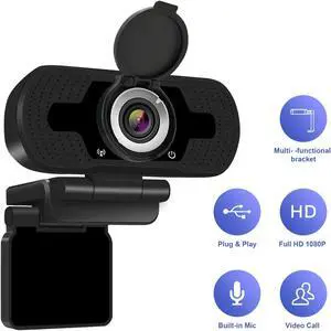 High Performance 1080p HD Webcam W8, USB Desktop Laptop Camera, Mini Plug and Play Video Calling Computer Camera, Built-in Mic, Flexible Rotatable Clip High Performance 1080p HD Webcam W8, USB Desktop Laptop Camera, Mini Plug and Play Video Calling Computer Camera, Built-in Mic, Flexible Rotatable Clip