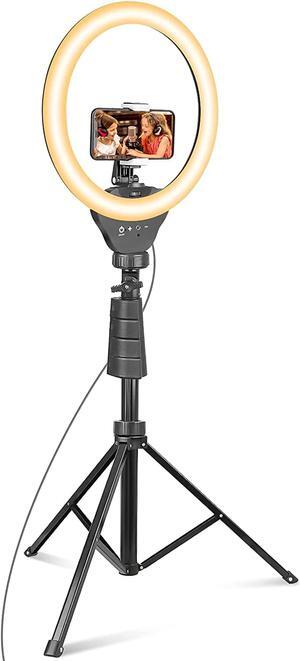 12’’ Ring Light with Tripod, Selfie Ring Light with 62’’ Tripod Stand, Light Ring for Video Recording&Live Streaming(YouTube, Instagram, TIK Tok), Compatible with Phones, Cameras and Webcams