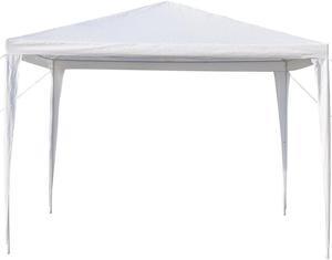 Outdoor Canopy Party Wedding Tent White Gazebo Sunshade /4 Side Walls 10'x10'