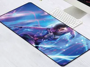 For LOL Gamer Mousepad Gaming Keyboard Mat Rubber Anti-slip Pad