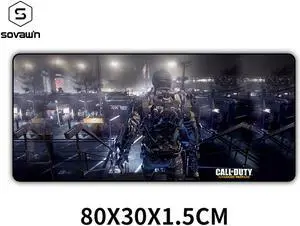80x30cm Star Wars Gaming Mouse Pad XXL Computer Mousepad Large XL Rubber Desk Keyboard Mouse Pad Mat Gamer for Call of Duty 3 Gaming Mouse Pad 10 thickness 1.5mm