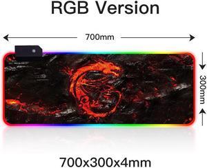 RGB LED Gaming Mouse Pad Esports Player Non-slip Color Mousepad