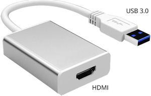 USB 3.0 to HDMI for Laptop Computer PC Adapter 1080P USB to HDMI Converter Cable for Display TV Projector for Win 7 8
