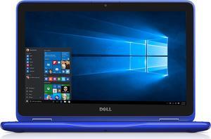 Dell Inspiron 11 3000 11-3168 11.6" Touchscreen 2 in 1 Notebook - Intel Pentium N3710 Quad-core (4 Core) 1.60 GHz - 4 GB DDR3L SDRAM - 500 GB HDD - Windows 10 Home 64-bit (English) - Blue
