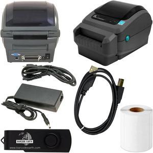 Zebra GX420d Direct Thermal Printer - Monochrome - Desktop - Label Print - 4.09" Print Width - 6 in/s Mono - 203 dpi - 8 MB - USB - Serial - Parallel - LCD - 4.25" Label Width - 39" Label Length