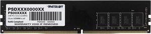 Patriot Memory Signature Line 8GB (1x8GB) DDR4 2400MHz (PC4-19200) UDIMM Memory Module 1.2V - PSD48G240081