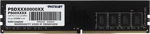 Patriot Memory Signature Line 8GB (1x8GB) DDR4 2666MHz (PC4-21300) UDIMM Memory Module 1.2V - PSD48G266681
