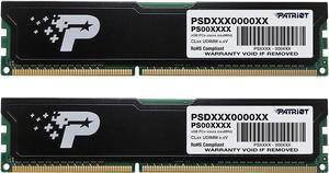 Patriot Signature Line 16GB (2 x 8GB) DDR3 1600 (PC3 12800) Desktop Memory Model PSD316G1600KH