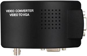 BNC SVIDEO to  Video Converter  Out Adapter BNC to  Converter Composite Digital Switch Box Box  WITH DC CABLE