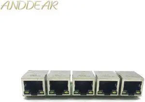grade wide temperature low power 5 port 10/100Mbps RJ45 wiring splitter mini engineering micro network switch module