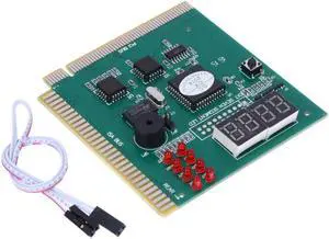 4 Digit LCD Display PC Analyzer Diagnostic Card Motherboard Tester Computer Mother Board Debug Post For ISA PCI Bus Mainboard 4 Digit LCD Display PC Analyzer Diagnostic Card Motherboard Tester Computer Mother Board Debug Post For ISA PCI Bus Mainboard