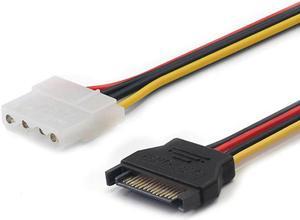 1pcs 15 Pin SATA Male to Molex IDE 4 Pin Female Adapter Power Cable 15-pin SATA to 4-pin Molex For Computer Hard Drive