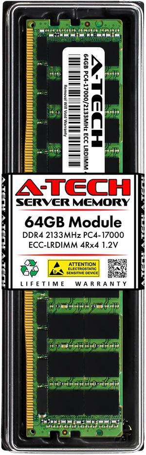 64GB RAM Replacement for IBM-Lenovo 95Y4812, 95Y4814 | DDR4 2133MHz PC4-17000 ECC LRDIMM 4Rx4 Server Memory