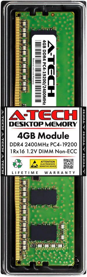 4GB RAM Replacement for Hynix HMA851U6AFR6N-UH, HMA851U6CJR6N-UH, HMA851U6DJR6N-UH | DDR4 2400MHz PC4-19200 DIMM 1Rx16 Desktop Memory