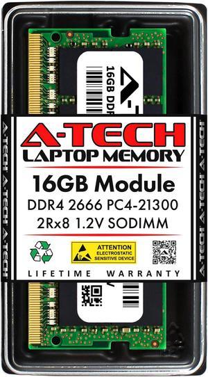 16GB RAM Replacement for Crucial CT16G4S266M, CT16G4SFD8266, CT16G4SFRA266, CT2K16G4SFD8266 | DDR4 2666MHz PC4-21300 SODIMM 2Rx8 Laptop Memory
