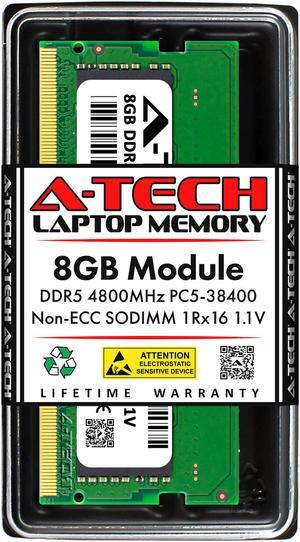8GB RAM Replacement for Hynix HMCG66AEBSA, HMCG66MEBSA | DDR5 4800MHz PC5-38400 SODIMM 1Rx16 Laptop Memory