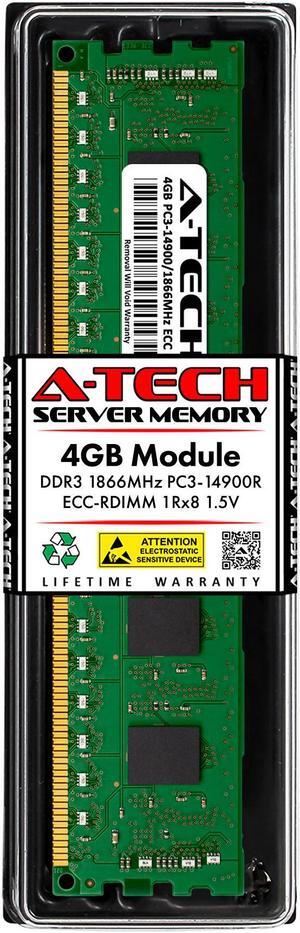 4GB RAM Replacement for Samsung M393B5173QH0-CMA | DDR3 1866MHz PC3-14900 ECC RDIMM 1Rx8 Server Memory