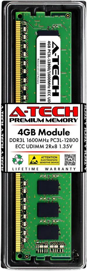 4GB RAM Replacement for HP 500210-572, 713751-071, 713977-B21, 713977-S21, 715280-001 | DDR3 1600MHz PC3L-12800 ECC UDIMM 2Rx8 Server Memory