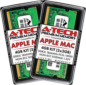 A-Tech 4GB Kit (2x2GB) RAM for Apple iMac (Late 2015) | DDR3 1866MHz PC3-14900 SODIMM 204-Pin Memory Upgrade