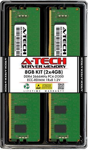 A-Tech 8GB Kit (2x4GB) RAM for Apple iMac Pro (Late 2017) | DDR4 2666MHz PC4-21300 ECC RDIMM 288-Pin Memory Upgrade